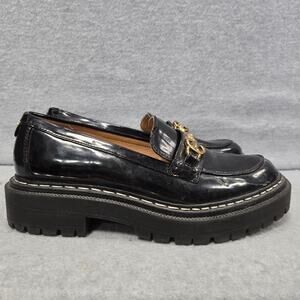 Circus By Sam Edelman Eileen Black Lug Sole Loafers Size 9